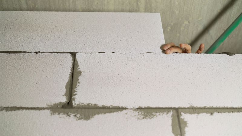 Concrete Blocks Installation detail